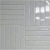 2 X 10 Farrow Gray Glossy Subway Wall Tile<ul class="no-bullets li-cart-item">
                  <li>Nb Of Boxes: <strong>0</strong></li> 
                </ul>
