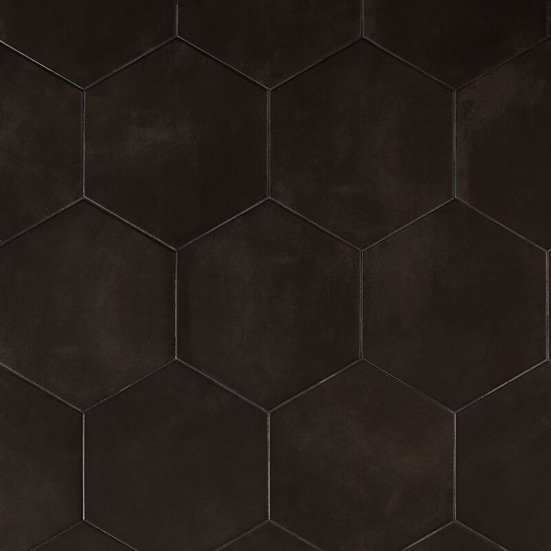 8 X 8 Meraki Negro Matte Porcelain Hexagon - Image 2