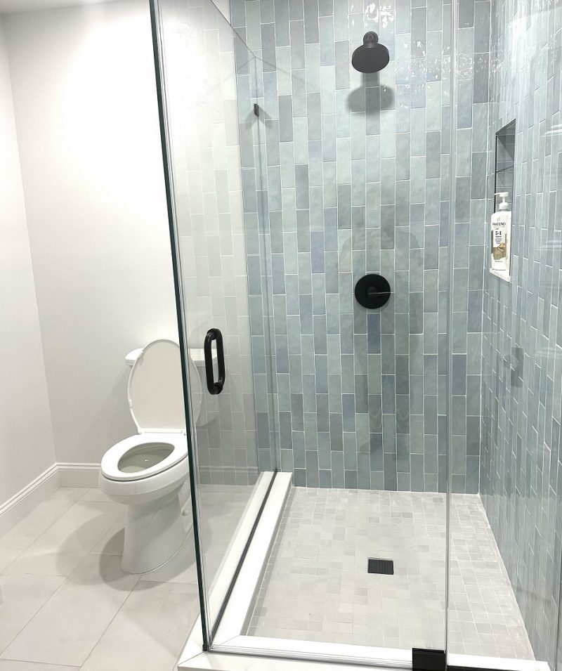 2.6 x 8 Nolita Cielo Shiny Subway Porcelain Tile - Image 5
