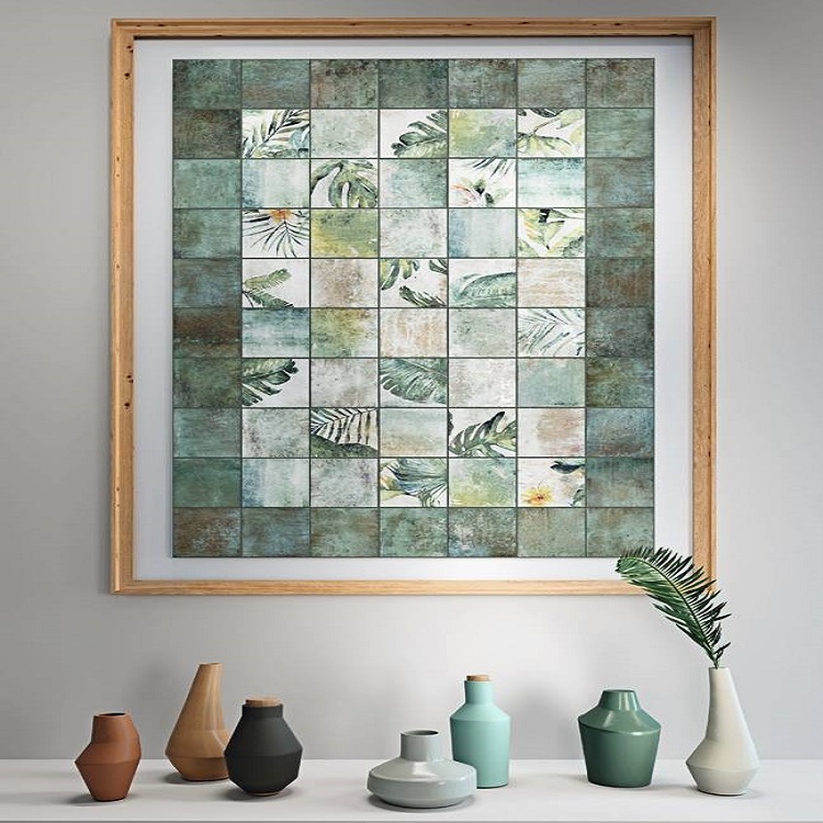 6 X 6 ZYX Amazonia Tropical Emerald porcelain tile (14 mixed patterns