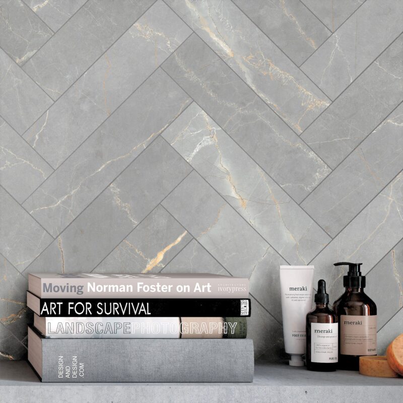 3 x 13 Pulpis Grey Matte Porcelain Subway Tile - Image 2