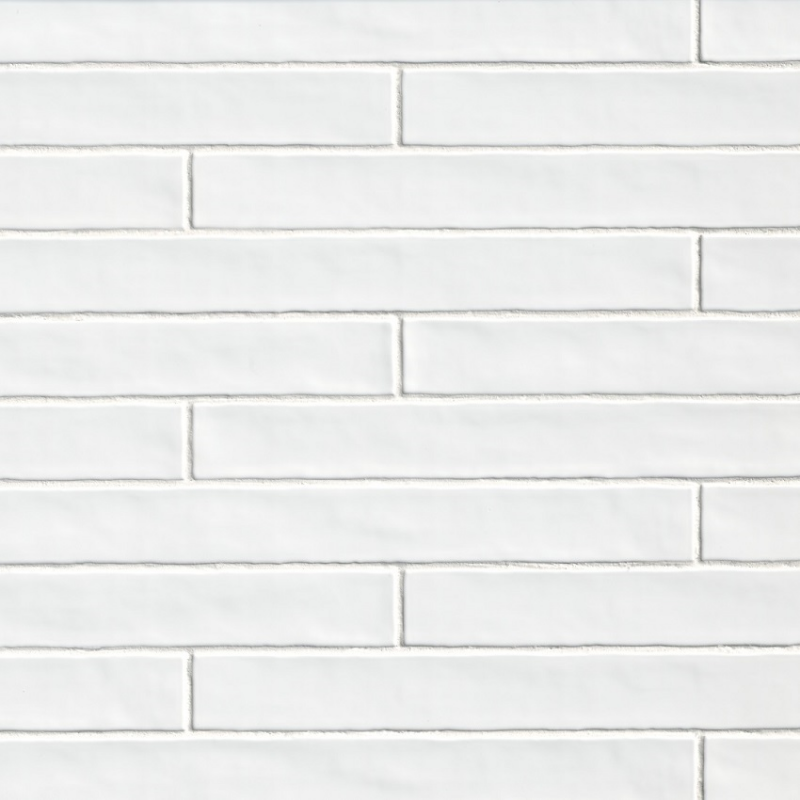 2 x 10 Dandy White Double Fired Subway Ceramic Tile