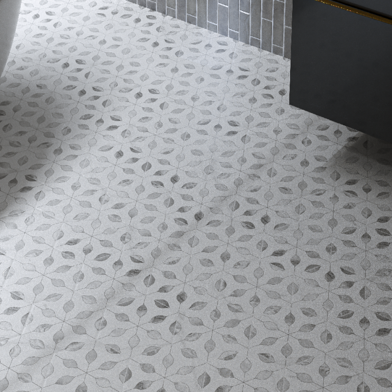 9 x 9 Alicante Perla Decorative Porcelain Hexagon Tile - Image 2