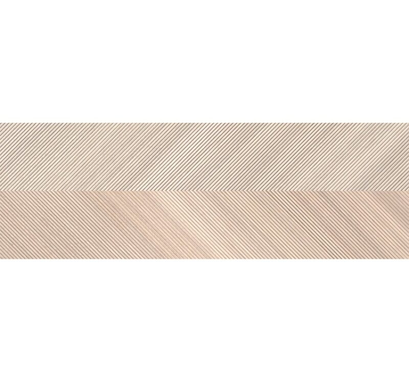 16 x 48 Vector Crema-Miel Decorative Chevron Tile - Image 2