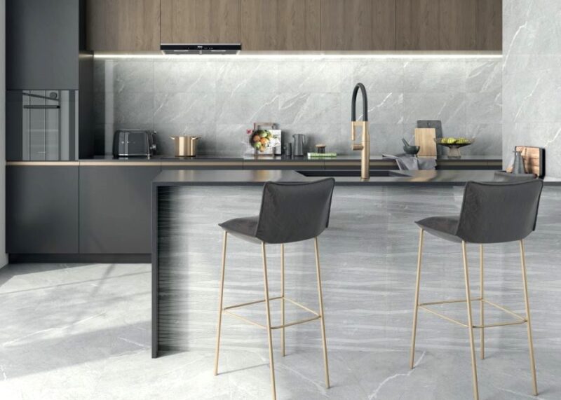 24 x 48 Dhara Ash Stone look rectified porcelain tile - Image 2
