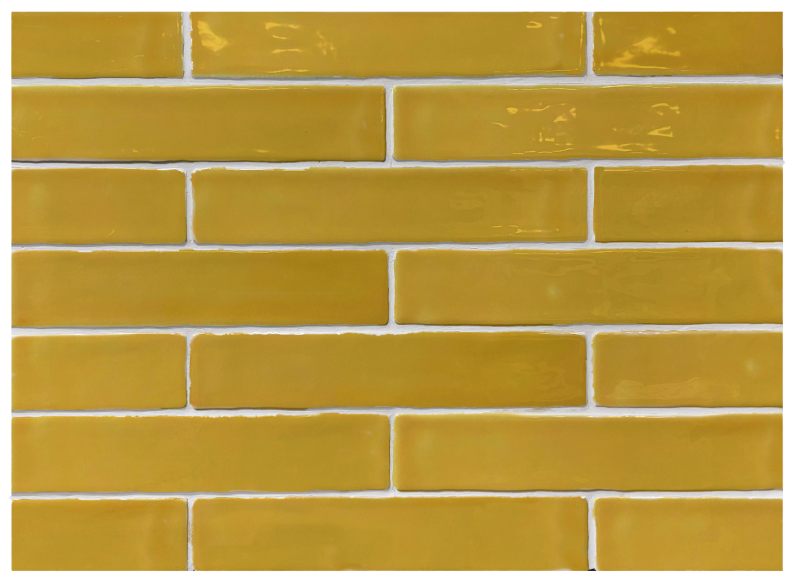 2 x 10 Nador Honey Crackled Handmade Wall Subway Tile - Image 3