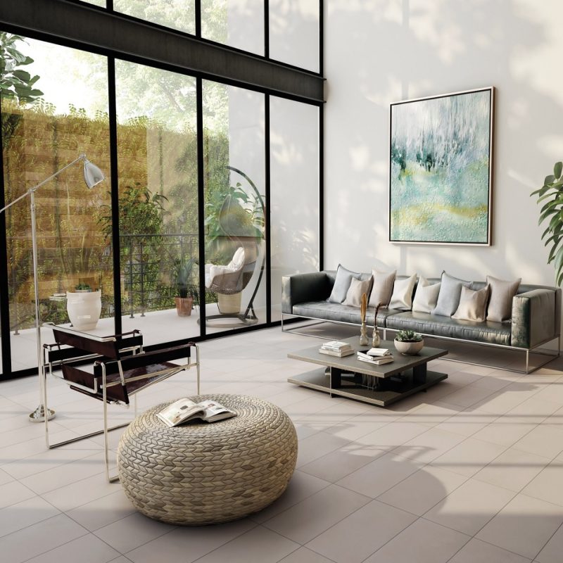 24 x 48 Fusion Greige Matte Porcelain Tile - Image 3