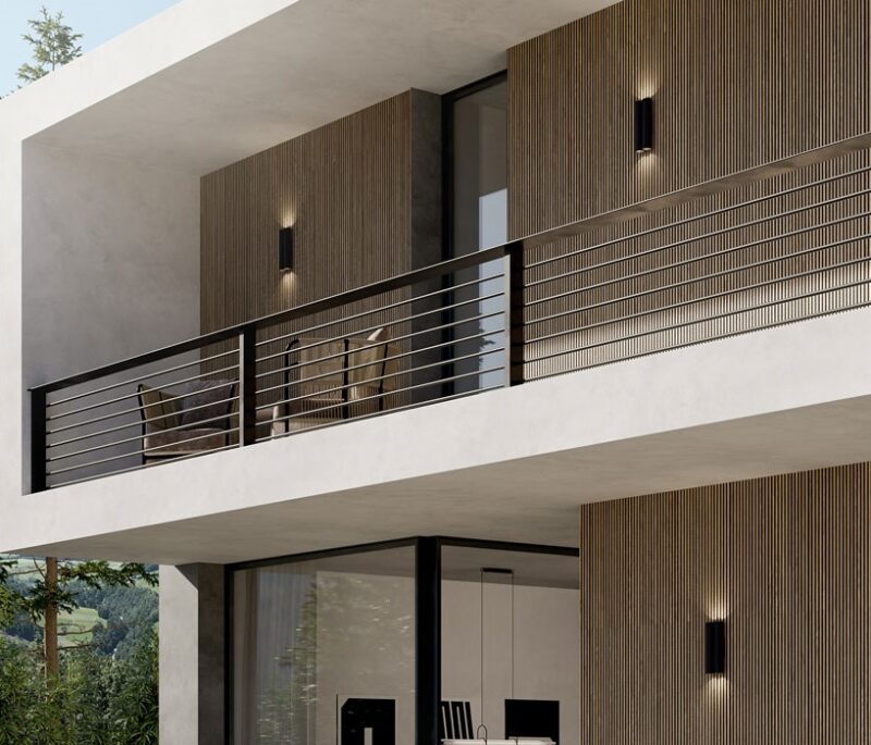 24 x 48 Canne 3D Black-Ecru Matte Porcelain Tile - Image 3
