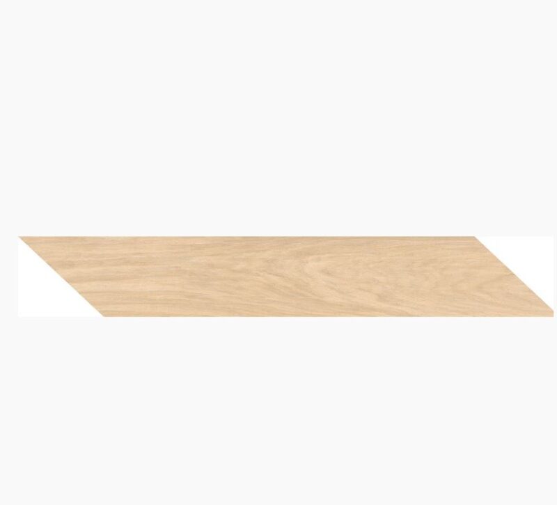 6 x 34  Chevron XL Timeless Ecru Chevron Porcelain Tile