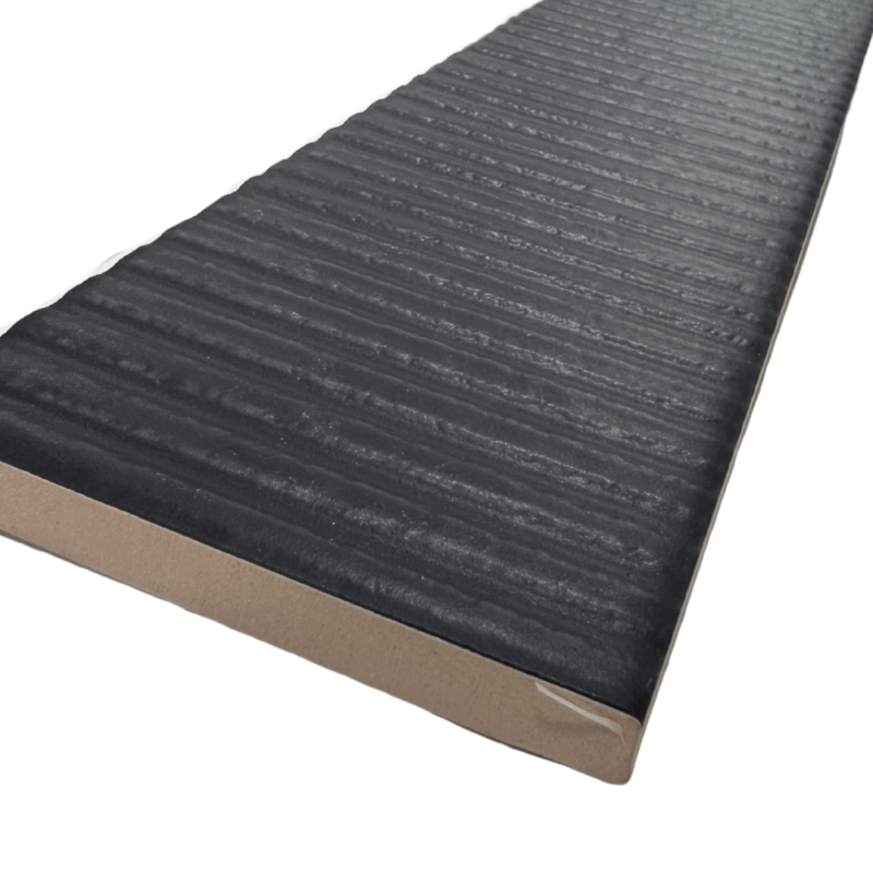 3 x 12 Van Antracita Deco Matte Subway Tile - Image 3