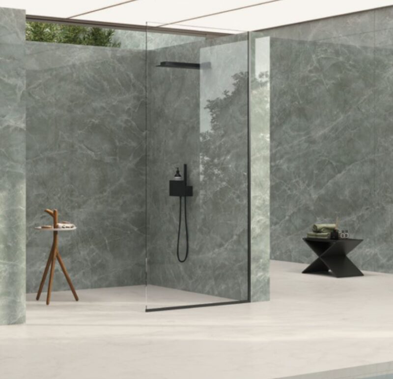 24 x 48 Marvel Diva Aqua High Polished Porcelain Tile - Image 2