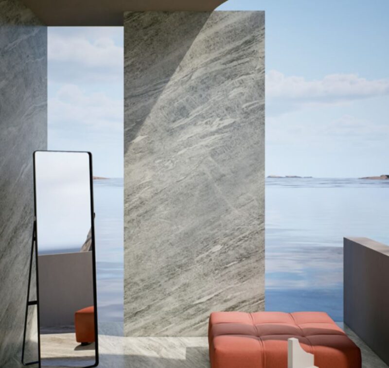 48 x 110 Marvel Diva Sky Silk Porcelain Slab - Image 5