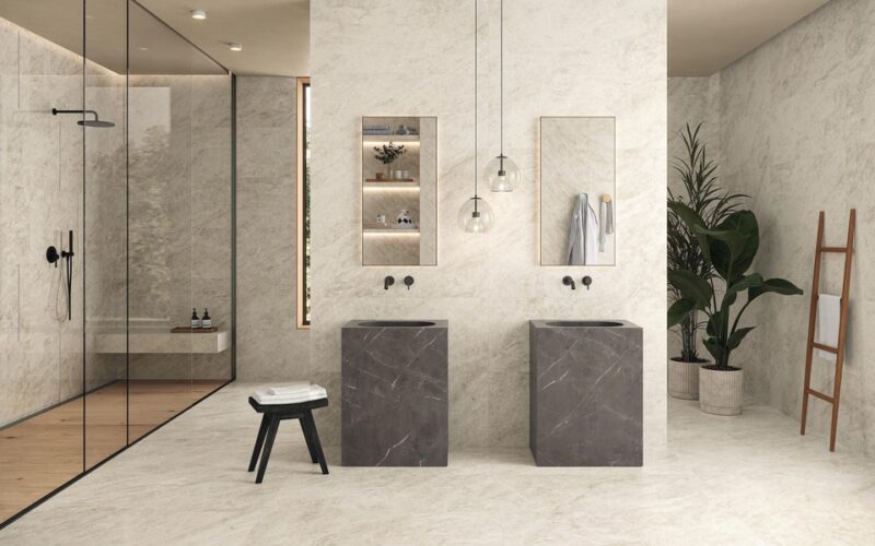 48 x 110 Marvel Diva Taj Mahal High Polished Porcelain Slab - Image 3