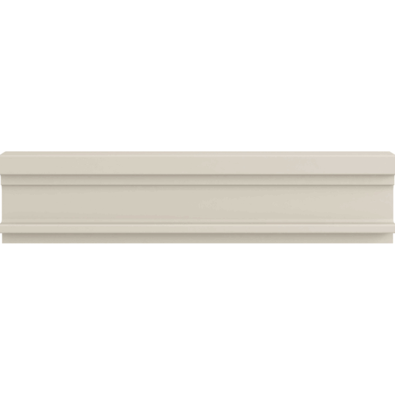 3 x 12 Boiserie Natural Porcelain Chair Rail