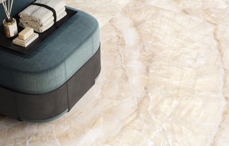 48 x 48 Lumia Ivory Gioiello High Polished Porcelain Tile - Image 5
