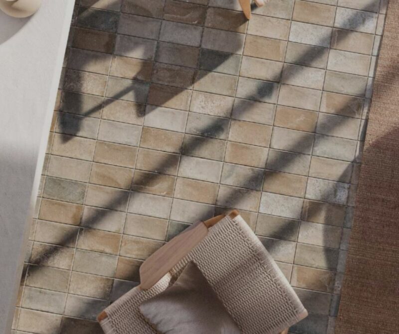 4.5 x 9 Benasal Caldera Matte Terracota look Porcelain Tile - Image 2