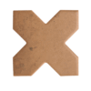 5 x 5 Argile Cruz-Cross Fuego Matte Porcelain Tile<ul class="no-bullets li-cart-item">
                  <li>Nb Of Boxes: <strong>0</strong></li> 
                </ul>