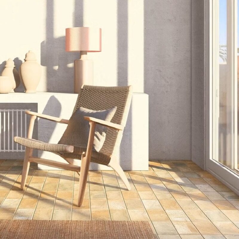 4.5 x 9 Benasal Terracota Matte Terracota look Porcelain Tile - Image 4