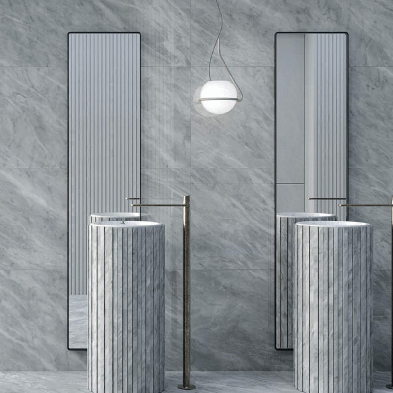 24 x 48 Versilia Silver Silky Porcelain Tile - Image 4