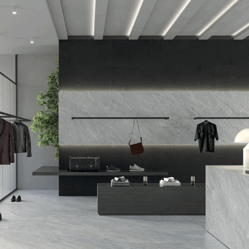 24 x 48 Versilia Silver Silky Porcelain Tile - Image 5