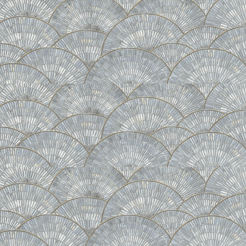 12 x 36 Alchemy Plume Deco Caramic Wall Tile