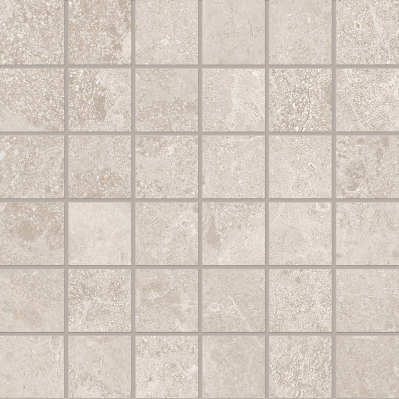 2 x 2 Matera Neutra Greige Matte Porcelain Mosaic