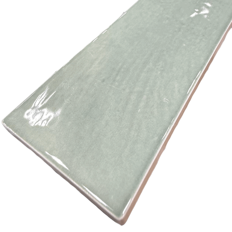 2.6 x 8 Kanso Green Glossy Ceramic Tile - Image 2