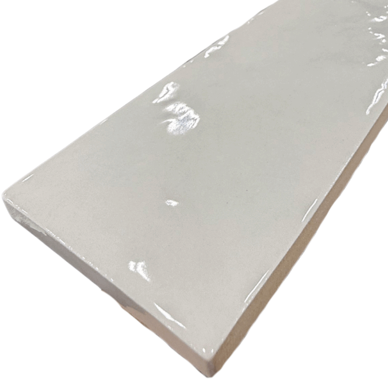 2.6 x 8 Kanso White Glossy Ceramic Tile - Image 2