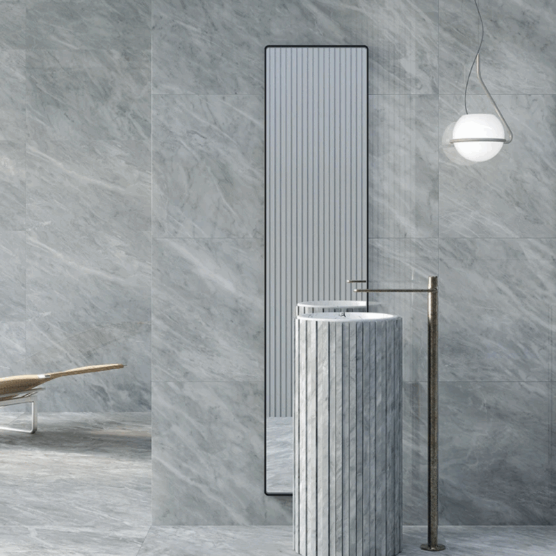 24 x 48 Versilia Silver Silky Porcelain Tile - Image 3