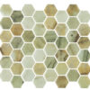 2 x 2 Petra Moca Matte Porcelain Hexagon Mosaic