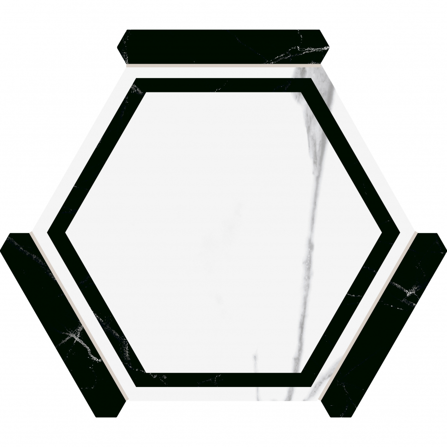 9 x 9 Avant Nevada Day Porcelain Hexagon Tile