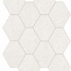 4 x 4 Miralith Gesso Matte Rectified Porcelain hexagon