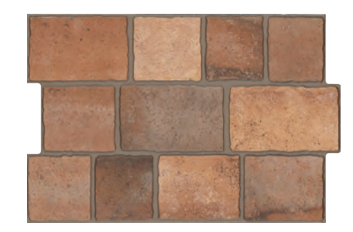 16 x 24 Conquest Coto Brick Pattern Porcelain Tile