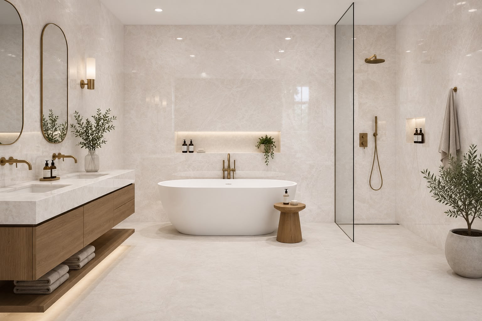 24 x 48 Cristallo Oro Polished Porcelain Tile - Image 2